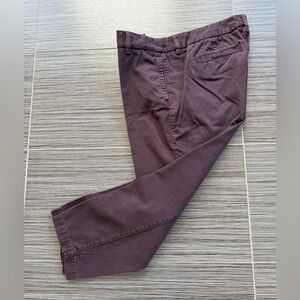J. Crew Burgundy Chinos size 12